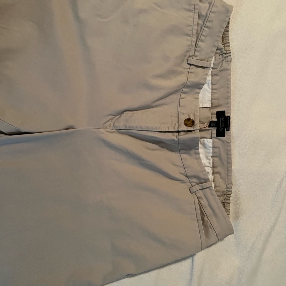 Talbots the perfect crop woman’s petite beige soft and comfortable side elastic